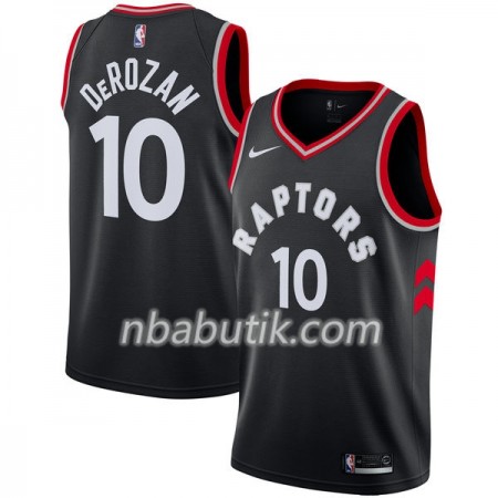 NBA Mænd Trøje Toronto Raptors DeMar DeRozan 10 Nike 2017-18 Sort Swingman NBA Mænd Trøje Toronto Raptors DeMar DeRozan 10 Nike 2017-18 Sort Swingman